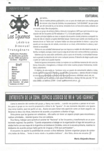 Screenshot of digitized first issue of “Las Iguanas” via “AMERICA READS: The portal of 20th-century Latin American publications”