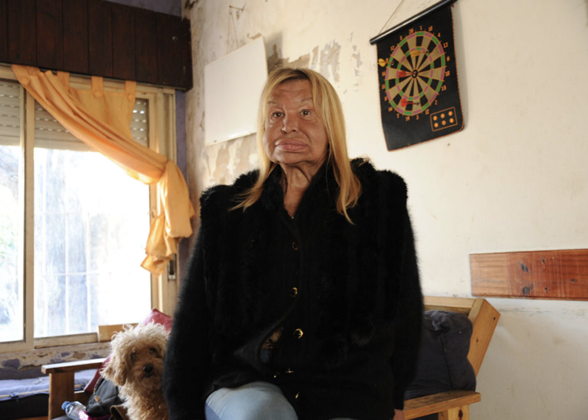 Photograph of Karina Pintarelli, the first recognized trans survivor of dictatorship.